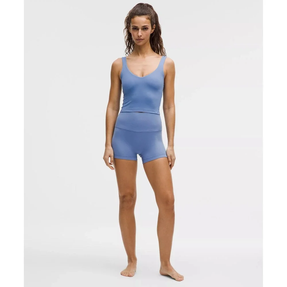 283-Lululemon-Align Tank Top Light Support, A/B Cup-Prep Blue